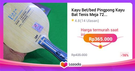 Kayu Bet Bed Pingpong Kayu Bat Tenis Meja 729 Blue Arylate Carbon 7