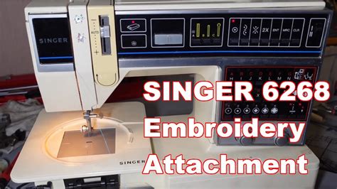 Singer 6268 Sewing Machine Part 2 Local Charity Shop Repair Embroidery Attachment Testing