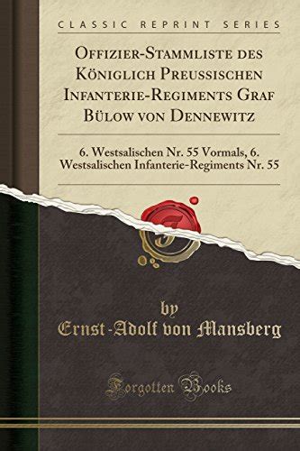 Offizier Stammliste des Königlich Preussischen Infanterie Regiments