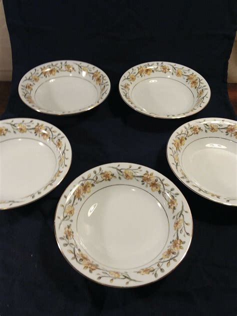 Royal Crockery Rc Japan Set Of 5 Soup Cereal Bowls Noritake Laveta