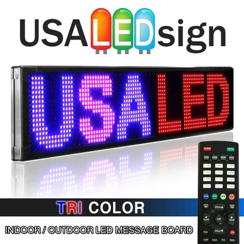 53" X 36" 3 Color LED Signs - Worlds No.1 LED Signs & Outdoor ...