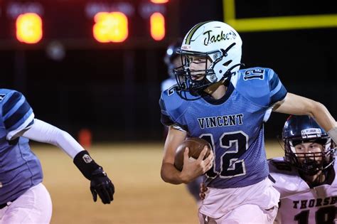 Allums Totals 5 TDs To Clinch Home Field Advantage For Vincent Shelby