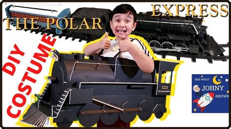 Johny Shows DIY Polar Express Train Costume From Lionel Polar Express ...