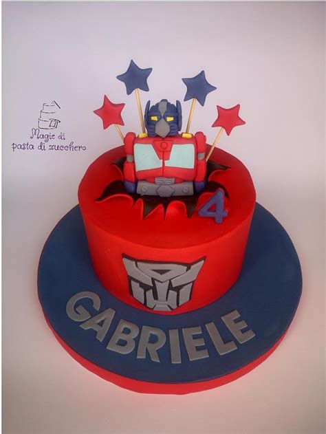 Transformers Cake Decorated Cake By Mariana Frascella Cakesdecor