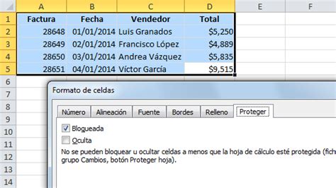 Cómo proteger celdas en Excel Excel Total