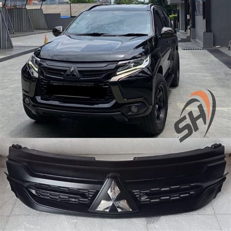 Jual Grill Gril Mitsubishi Pajero Sport Facelift 2016 2019 Hitam Dof