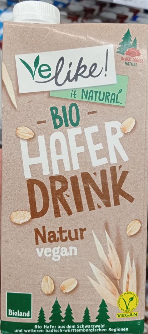 Bio Haferdrink Natur Velike L