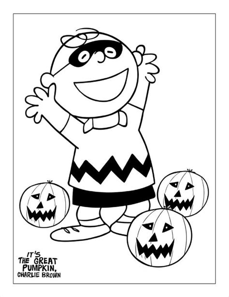 Its The Great Pumpkin Charlie Brown Fun Games Peanuts