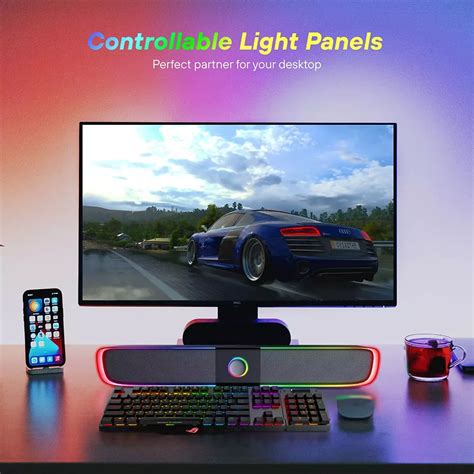 Xtrike Me Sk Stereo Sound Bar Rgb Gaming Speakers Hardwaremarket