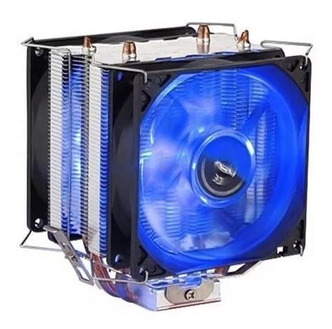 Cooler Universal Duplo P Processador Led Amd Intel Fan D Frete Gr Tis