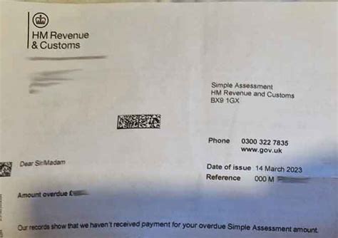 Simple Assessment Letters Call Hmrc On