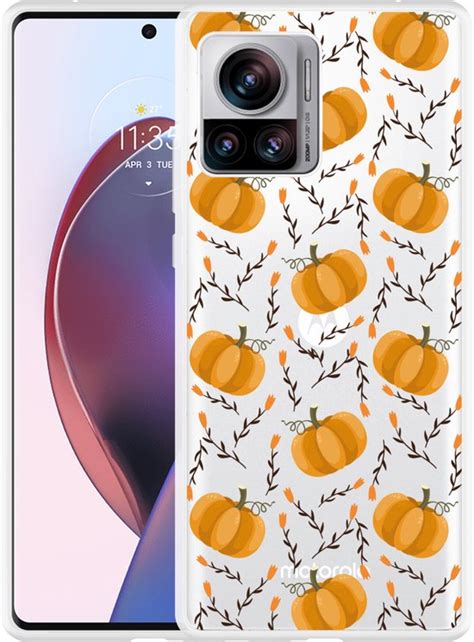 Cazy Hoesje Geschikt Voor Motorola Edge 30 Ultra Pumpkins Bol