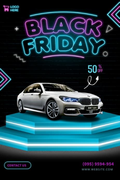 Black Friday Car Sale Flyers Template Postermywall