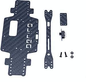 Amazon KingVal Replacement Carbon Fiber Chassis RC Car Bottom