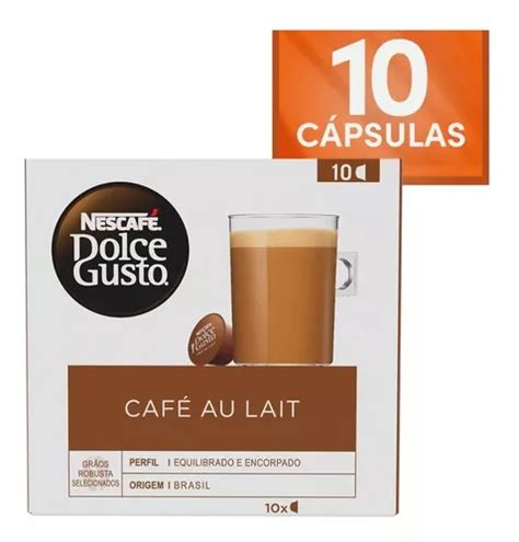 Cápsulas Dolce Gusto Café Leite 10 Un Caixa