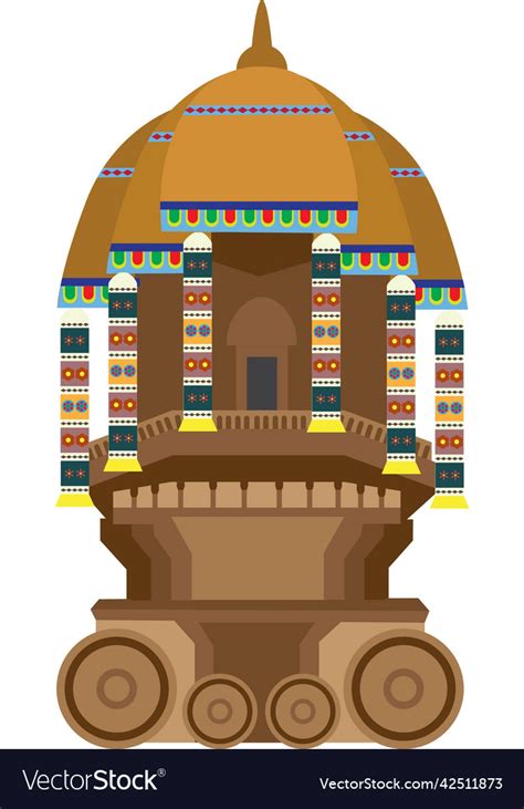 Valluvar kottam Royalty Free Vector Image - VectorStock