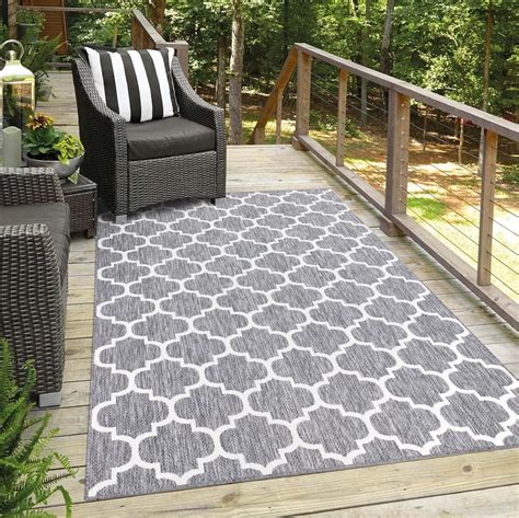 Carpet City Teppich Outdoor Wetterfest Grau X Cm