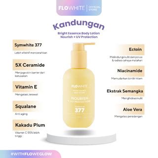 Jual Flowhite Beauty Bright Essence Body Lotion Nourish UV Protect