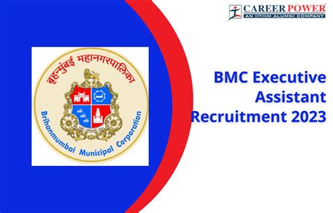 BMC Executive Assistant Recruitment 2023 Exam Date For 1178 Post