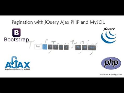 Pagination With JQuery Ajax PHP And MySQL YouTube