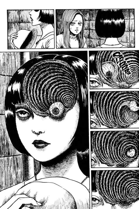 Uzumaki Junji Ito Manga Panels