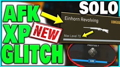 NEW SOLO AFK XP GLITCH IN WARZONE SOLO WARZONE UNLIMITED XP AND