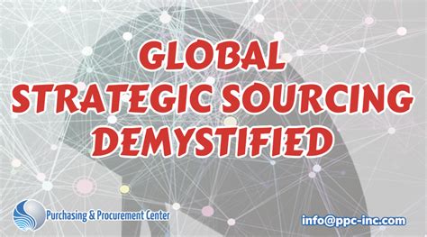 Global Strategic Sourcing Demystified