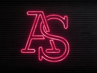 neon logo, neon sign, by faizataj on Dribbble