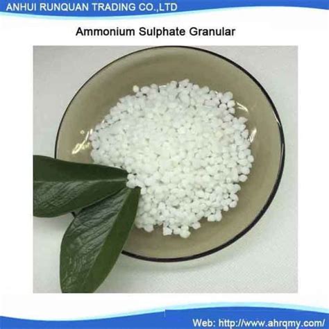 China Hot Sale And Perfect Quality Nitrogen Fertilizer Ammonium Sulphate Granular N 21 China