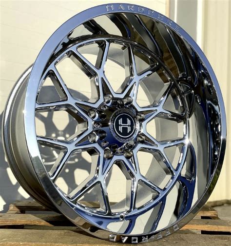 4 NEW 22x12 Hardcore HC104 Wheels 44 Chrome 8x170 Ford F250 F350 EBay