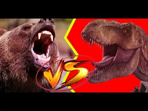 Grizzly Bear Vs Tyrannosaurus Rex Battle Of The Century Youtube