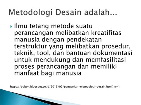 Metodologi Desain Ppt