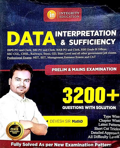 Buy DATA INTERPRETATION SUFFICENCY IBPS PO ANS CLERK SBI PO AND