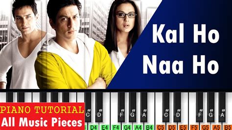 Kal Ho Na Ho Notas De Piano