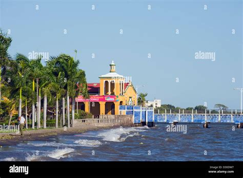 Lago de Nicaragua, Lake Nicaragua, Granada, Nicaragua, Central Stock ...