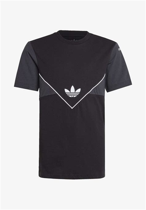 Adidas Originals Tee Camiseta Estampada Blacknegro Zalandoes