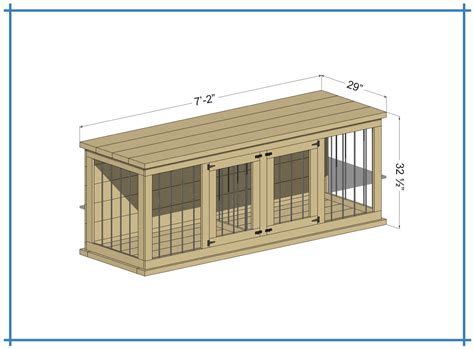 how to construct a dog kennel