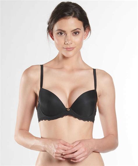 Soutien Gorge Push Up Coque Plongeant Aubade Lysessence Noir Nk N Noir