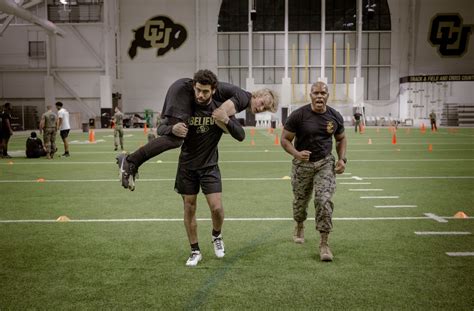 DVIDS - Images - University of Colorado - Boulder football team works ...