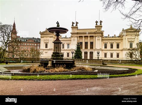 century main building  lund university   gardens