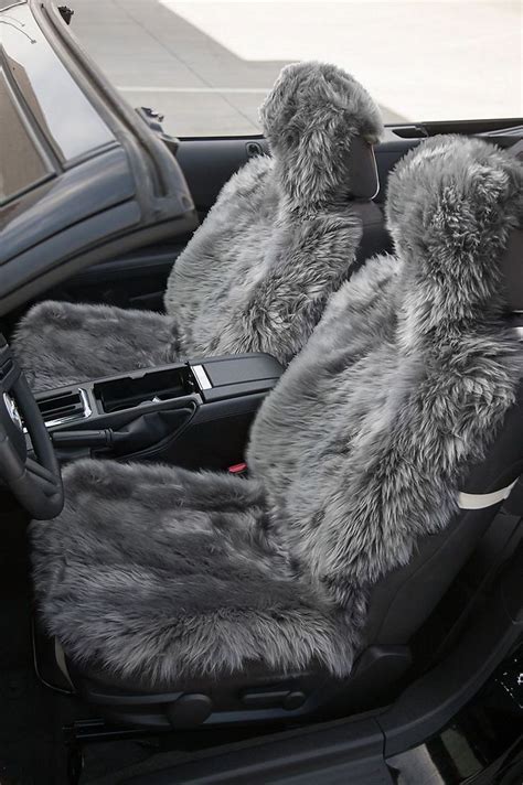 Universal Long Wool Sheepskin Car Seat Cover Overland Unique Car Seat