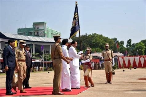 Vice President Venkaiah Naidu Presented The President S Colour To The