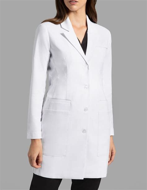 Womens Original White Signature Lab Coat Jaanuu Medical Scrubs