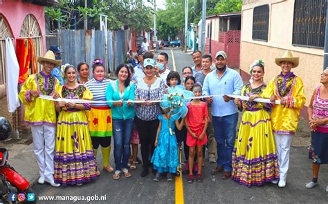 Alcaldía de Managua inaugura calles en el barrio José Benito Escobar