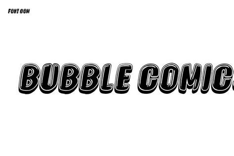 Bubble Comics Regular - Free Font Download