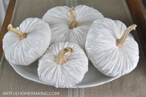 How To Make Velvet Pumpkins Simple Diy Tutorial Artful Homemaking