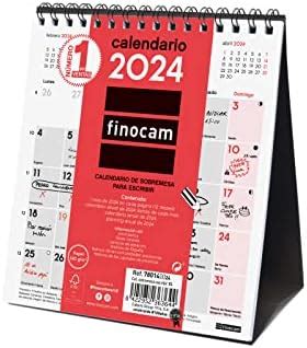 Finocam Calendario Chic De Sobremesa Para Escribir Enero