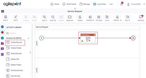 Create Bucket Amazon S3 Activity