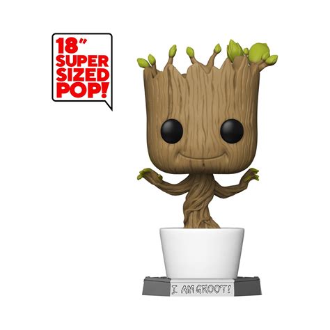 Funko Pop Marvel Guardians Of The Galaxy Dancing Groot 18 In Vinyl Figure