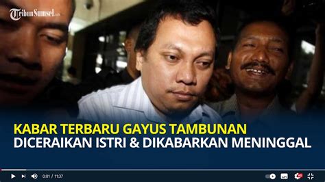 Ingat Gayus Tambunan Mafia Pajak Dipenjara Tahun Kini Diceraikan